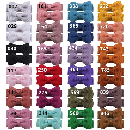 Imagen 2 del producto Pinzas a presión para el cabello en miniatura para niños pequeños, pinzas para el cabello finas con flequillo, lazo para el cabello pequeño, accesorios para pasadores