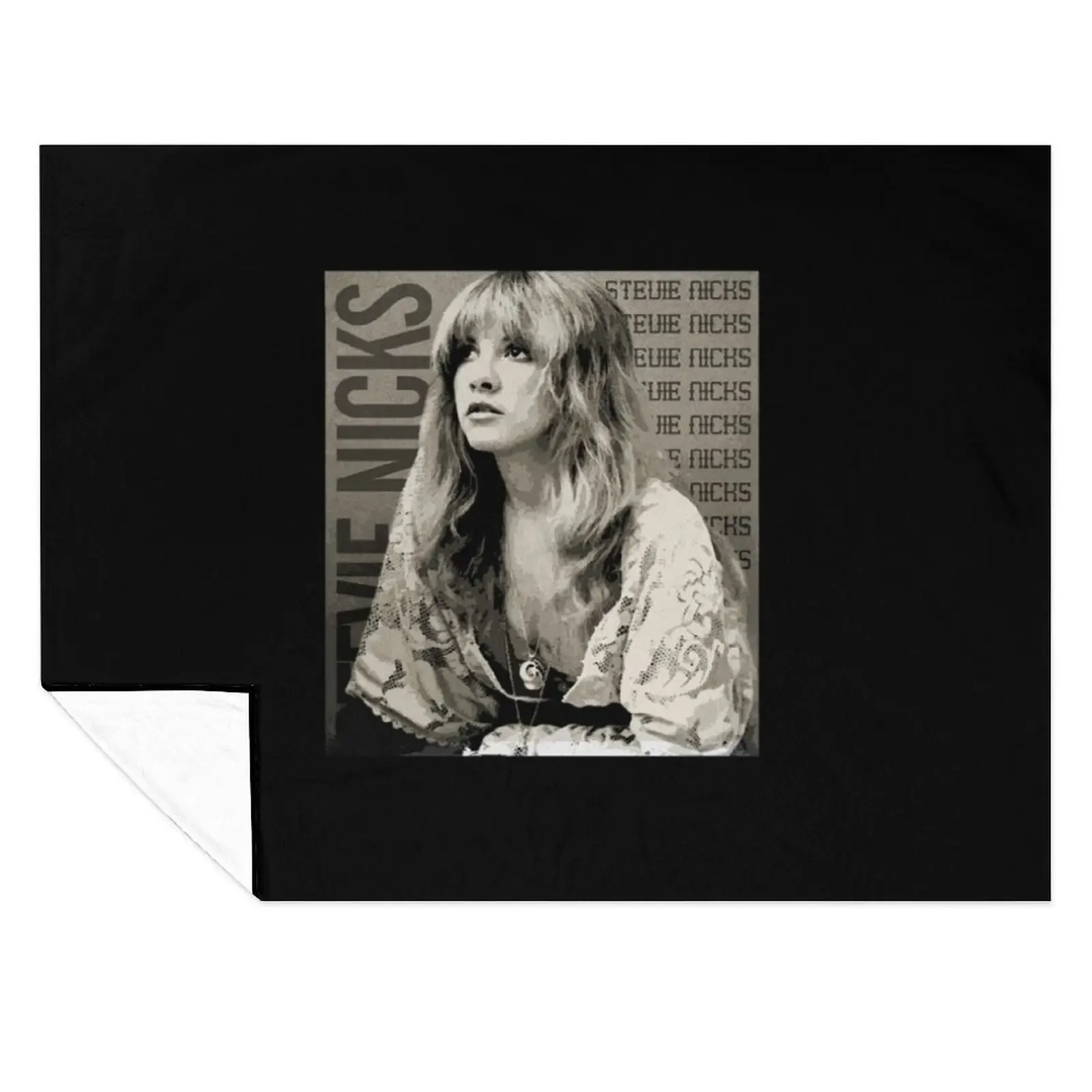 

Stevie Nicks Musical Icon Throw Blanket Luxury Designer Retros Custom Sofas Blankets
