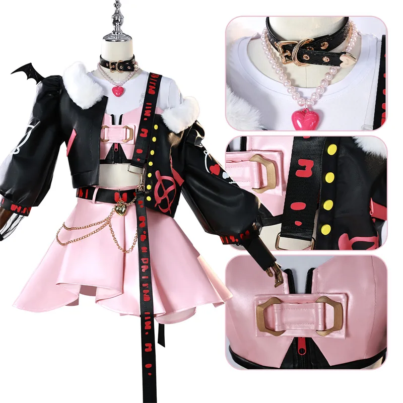 Vsinger تأثيري لوه Tianyi زي الكبار كرنفال موحدة هالوين حفلة أنيمي ازياء حفلة تنكرية النساء لعبة