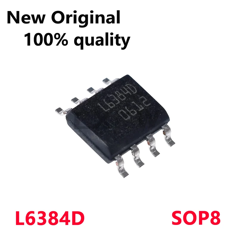 5/PCS New Original L6384D013TR L6384D L6384 SOP8 Bridge driver - external switch In Stock