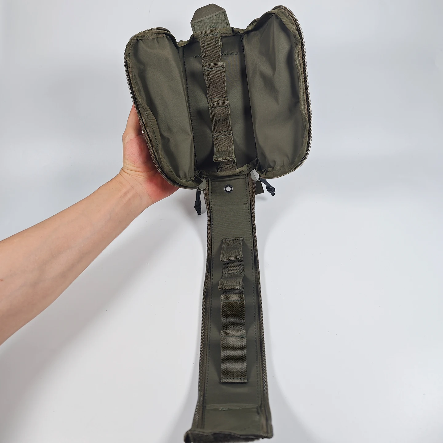 M4 Doppel- & Dreifach-Magazintaschen, Mehrzwecktasche, Schnellzugriff, 500D Nylon, Ranger-Grün – Detail 25