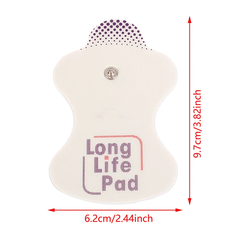 2 Stuks Lange Levensduur Pad Elektrode Massage Pads Kabel Voor Digitale Tientallen Acupunctuur Apparaat Lichaam Massager Therapie Machine