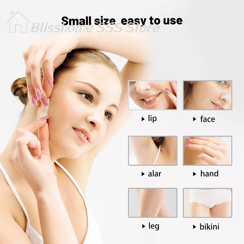 【S】12/24Pcs Facial Lip Wax Strips For Face Chin Upper Lip Jaw Eyebrow Beard Hair Removal