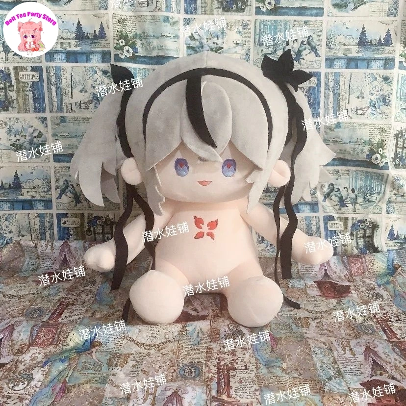 Anime Wuthering Waves Camellya Attributes 40cm Cute Plush Cotton Doll Toys Game Cosplay Figurine Plushie Pillow Gift