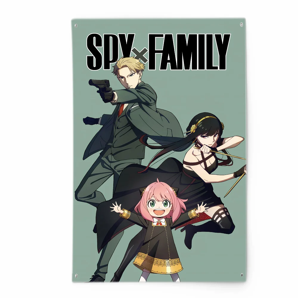 Anime S-Spy Family Flag DIY Flag For Family Group Party Living Room Home Dorm Decor Wall Art Decor Banner