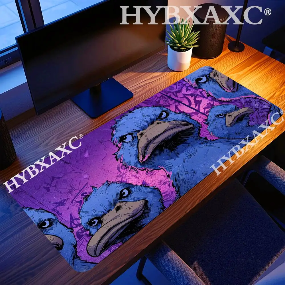HYBXAXC Angry Duck Doodle Fun Design MTG Playmat Magic Card Battle Mat Non-Slip Stitched Edge tapete magic mtg Tabletop playmat