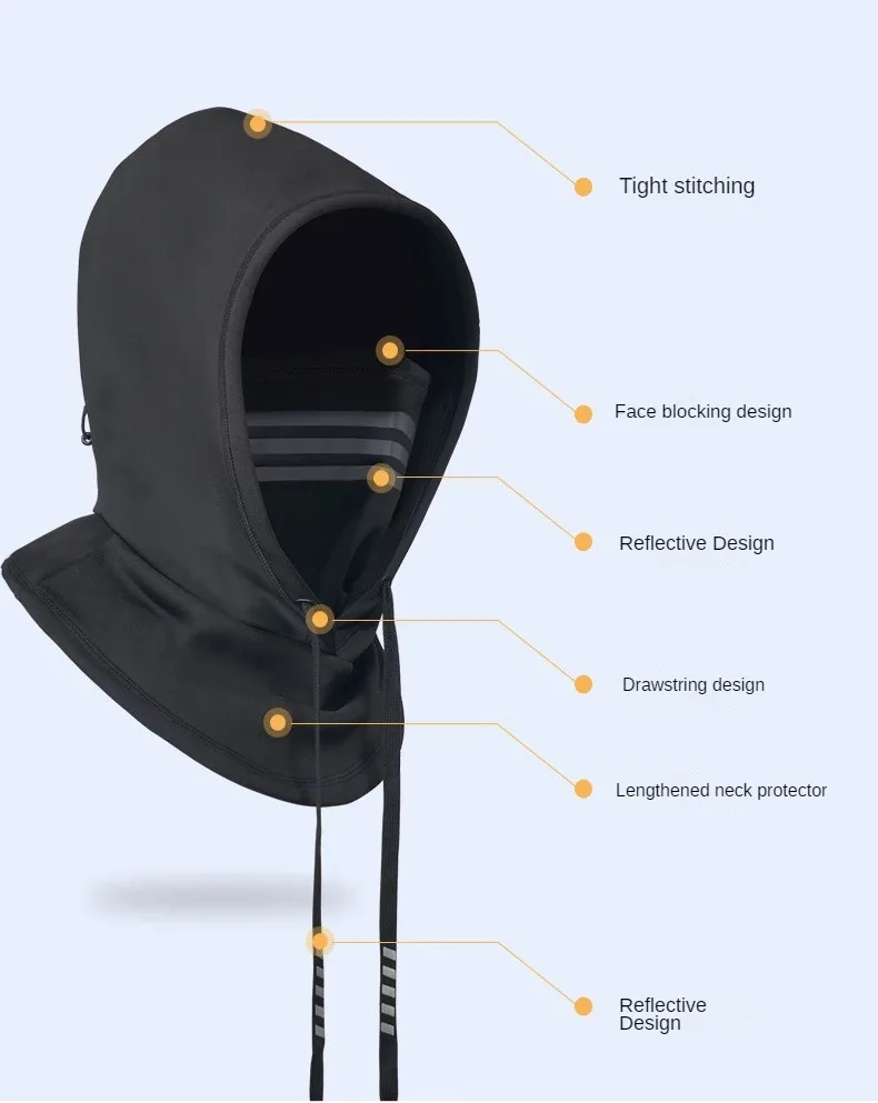 Cycing Cap Full Face Mask Neck Warmer Hood Winter Sports Ski Men Women tactical mask Hiking Scarf