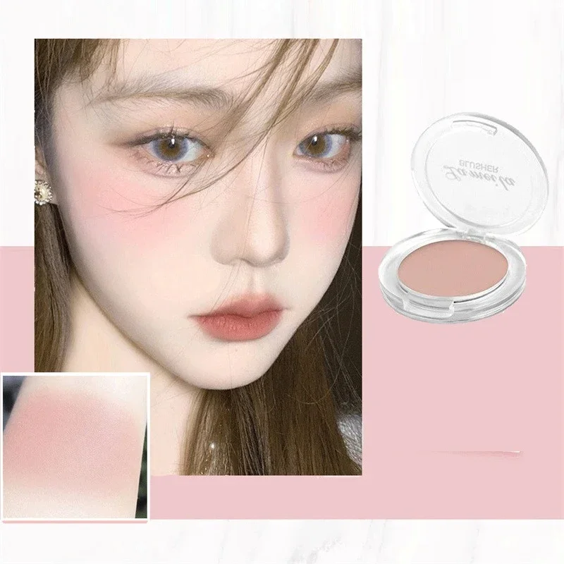 Heallor Monochrome Blush Face Mineral Pigment Peach Orange Nude Pink Blue Matte Natural Blush Contour Shadow Cheek Blusher Cosme