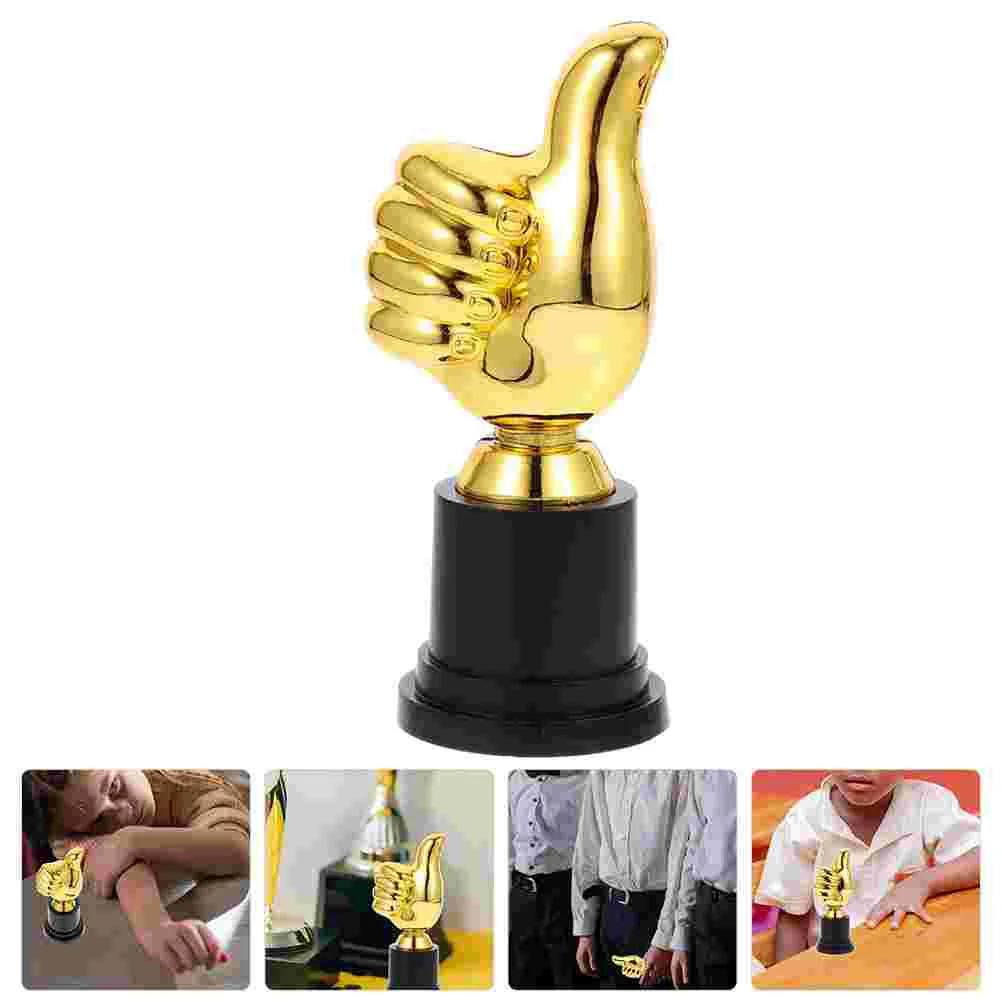 Kids Awesome Trophy Wide Range of Uses Plastic Toy Model Football Kindergarten Award Decor Cheer Classroom Supplies