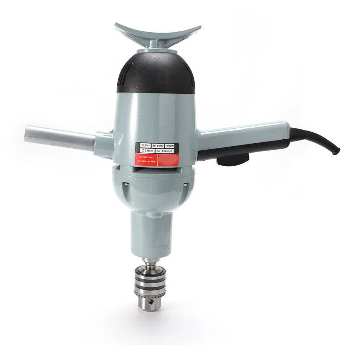 23mm aircraft drill/low speed drill/1700W high power taper shank low speed rotary drill/steel ground drill all copper motor