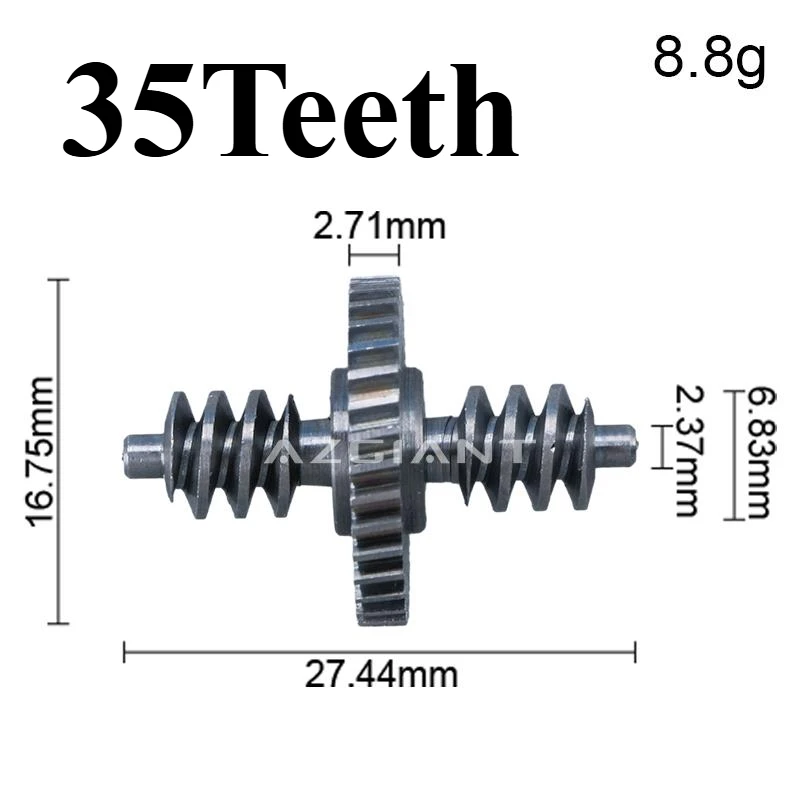 AZGIANT 35T لنيسان قاشقاي J10/كرايسلر فوييجر/دودج جراند قافلة سيارة الجانب الجناح مرآة قابلة للطي ترس المحرك Cog 1-10 قطعة