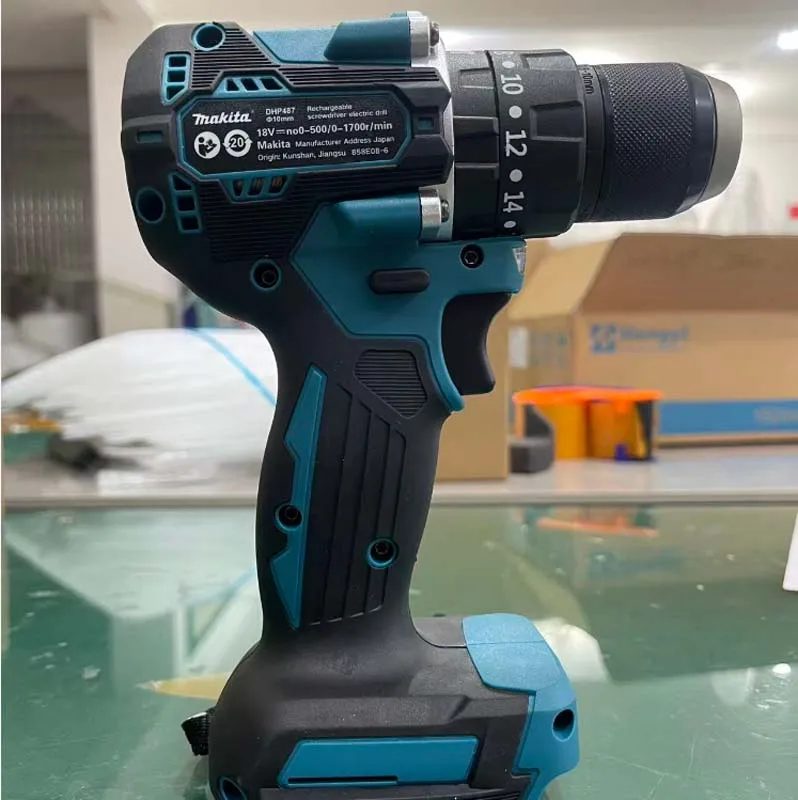 

Makita DHP487 Cordless Impact Drill Electric Screwdriver Electric Hammer Drill Wireless Drill Lithium-Ion Battery Power Tools