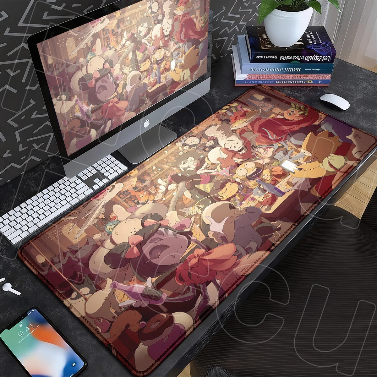 900x400mm Notebook-Tastatur-Desktop-Teppiche PC-Gamer-Schrankmatten U-Undertale Gaming-Mauspad Große Waschbare Dekorations-Mausmatte – Detail 1