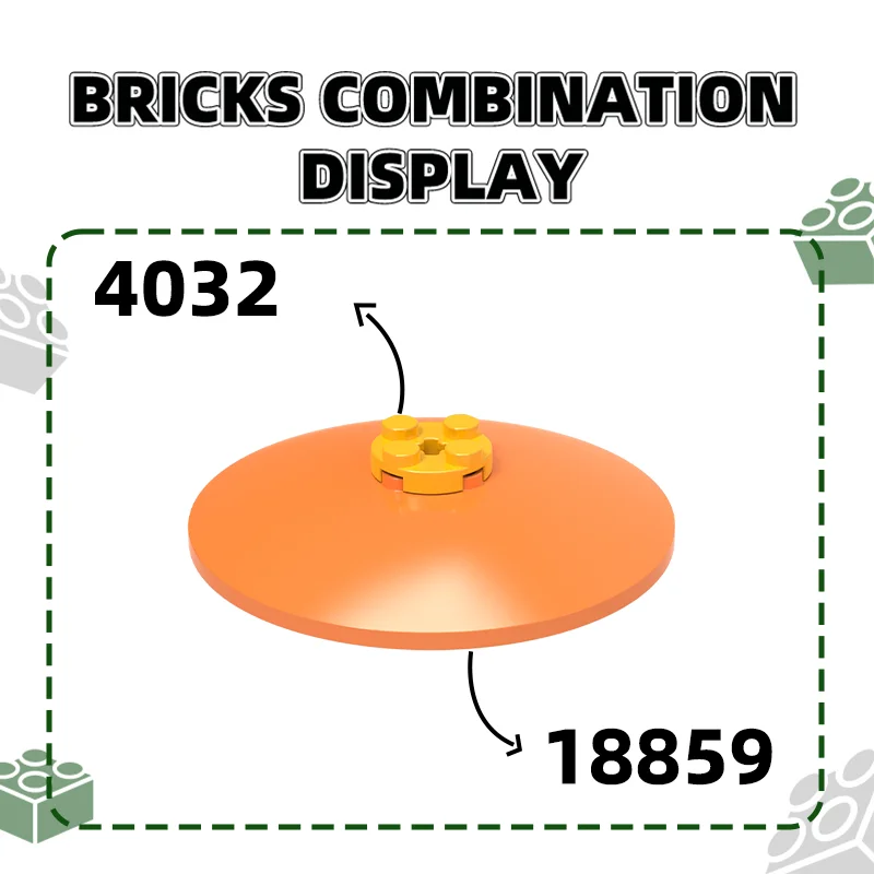 Wange 21 من مكعبات البناء المقلوبة 8x8 ملحقات Moc متوافقة مع ألعاب الطوب صندوق هدايا للأطفال