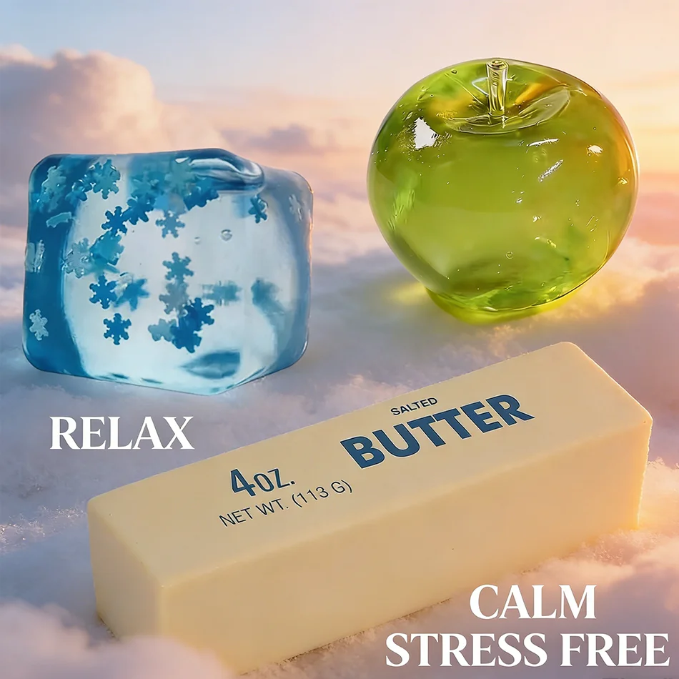 Stress-Würfel Quetschbare Fidget-Spielzeuge zur Entspannung Hochdichtes Gel-Gefülltes Fidget-Spielzeug für Klassenzimmer Sensorische Beruhigungsspielzeuge für Kinder und Erwachsene