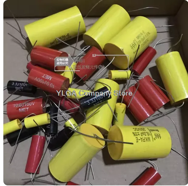 Original brand new hybrid axial audio amplifier, fever filter coupling frequency divider capacitor pack sold at 500g