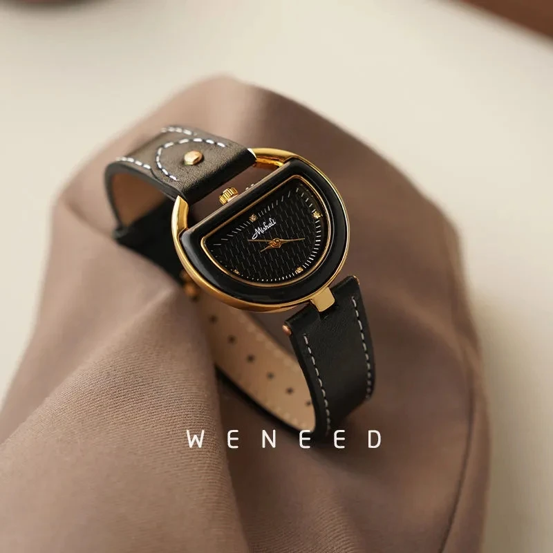 ساعة كوارتز بسيطة وعصرية وأنيقة وعصرية وأنيقة للسيدات والفتيات هدية إكسسوارات للسيدات Relojes Para Damas