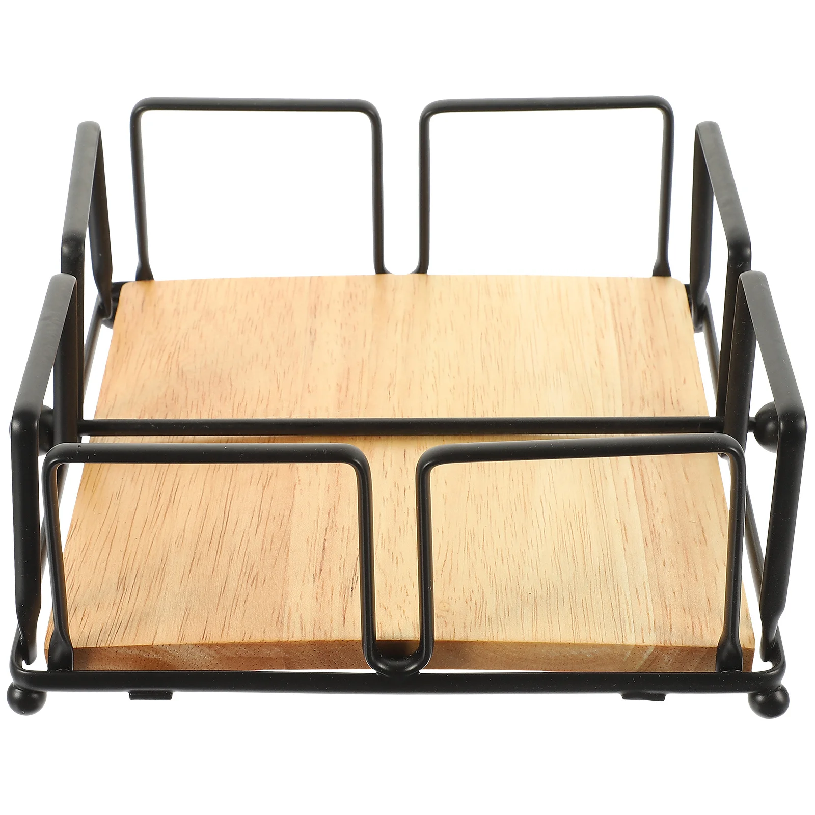 Servilletero de papel de hierro nórdico, soporte decorativo para cocina, mesa de comedor, baño, dispensador de servilletas