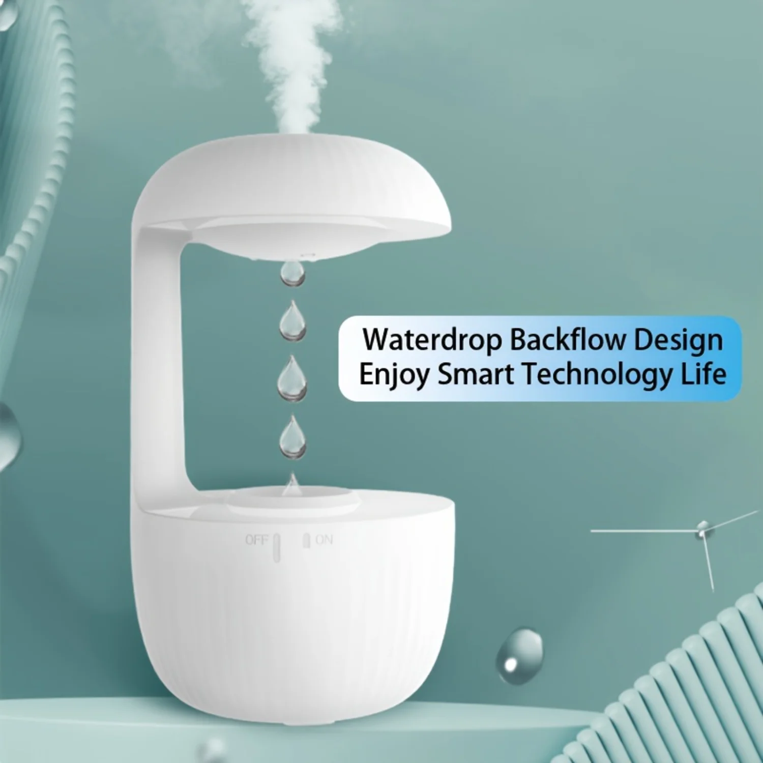 

Anti-Gravity Humidifier Aromatherapy Machine with Night Light - Atmosphere & Health Enhancer for Christmas, New Year, Birthday,