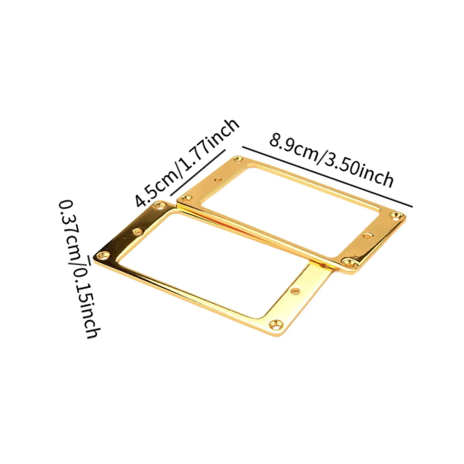 Professional Guitar Pickup Frame Brass Mounting Rings Accessory for Musical Instrument Repair view 5
