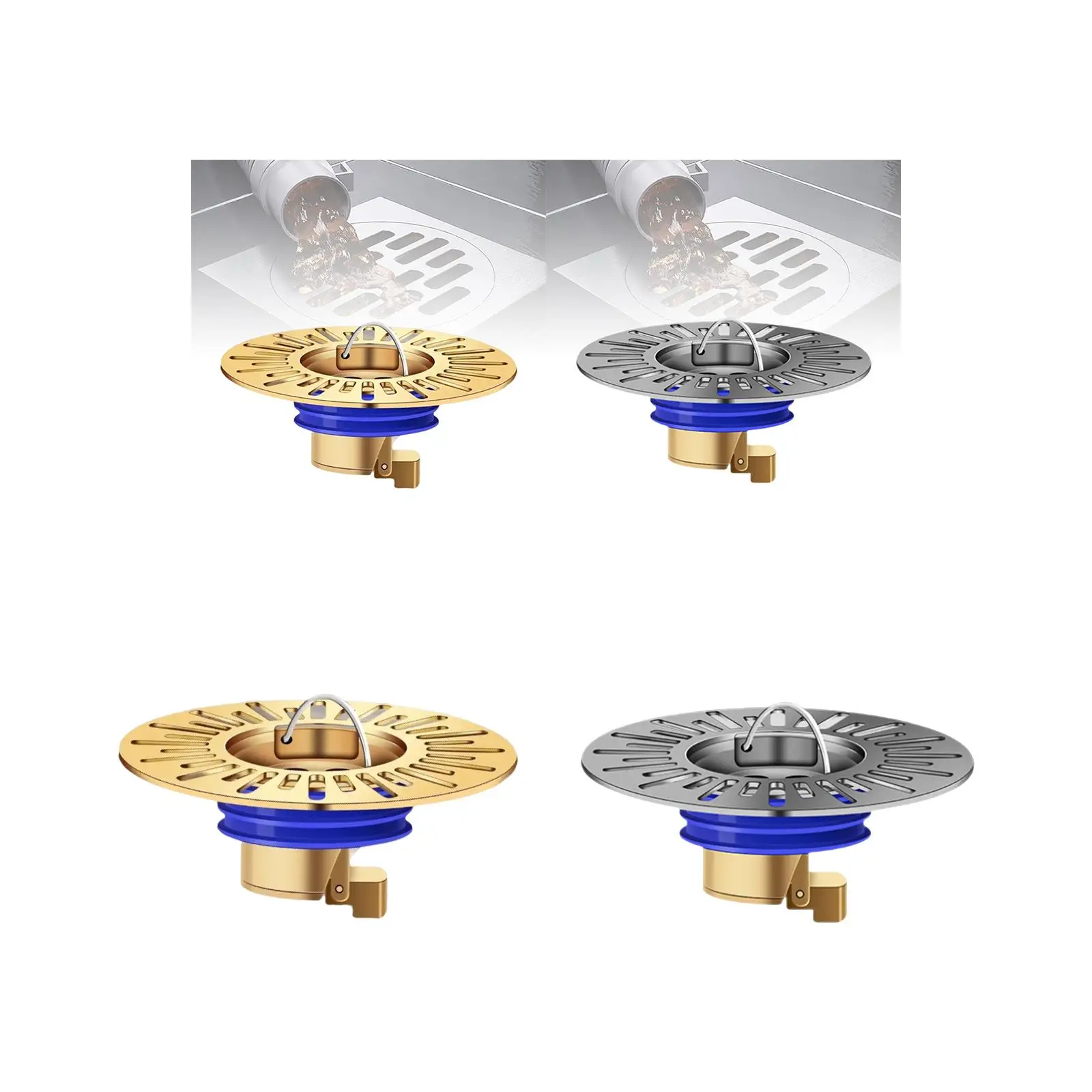 

Самозакрывающийся сливной элемент для пола с защитой от запаха и ручкой, предотвращающий обратный поток, для гаражей, туалетов, ванных комнат, ванн и кухонь