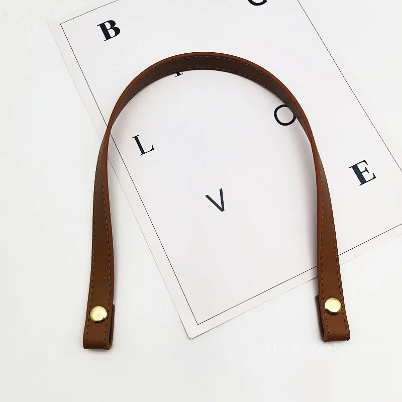 60 سنتيمتر بولي PU حقائب جلدية مقبض استبدال حزام مع زر حقيبة يد مقابض DIY بها بنفسك الحرفية صنع حقيبة انفصال حقيبة الملحقات