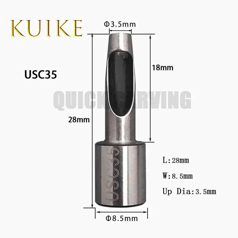 10 قطعة EMMA اللكم سكين HSS لكمة بت الجلود اللكم سكين 0.8 مللي متر 1.2 مللي متر 1.5 مللي متر USC ثقب اللكم آلة قطع الملحقات #5