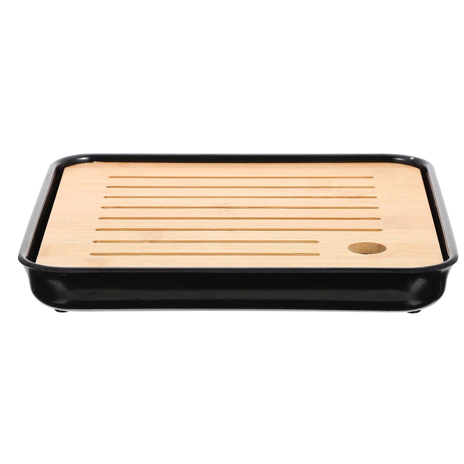 

Bamboo Tea Tray Teaware Storage Plate Decorative Cup Holder Serving Trays Coffee Small Jewelry Set Premium Material Home Office