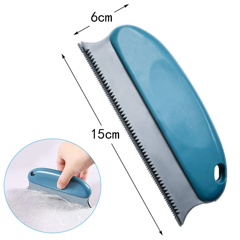 1Pc Portable Pet Hair Remover Brush Cleaning Brush Washable Pet Hair Detailer For Cars Furniture Carpets Clothes Pet Beds Chairs