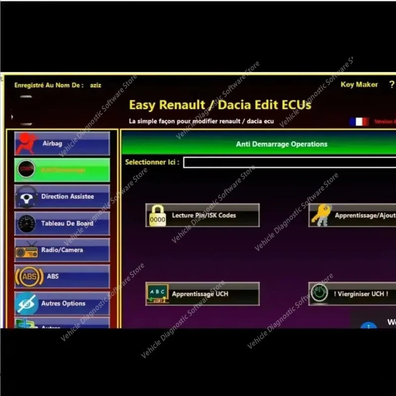 2026 Hot Easy 6.1.4 Software for ECU Programmer Clear Crash Airbag Card Keys UCH Cleaner WORK with OBDLink HOT SELL