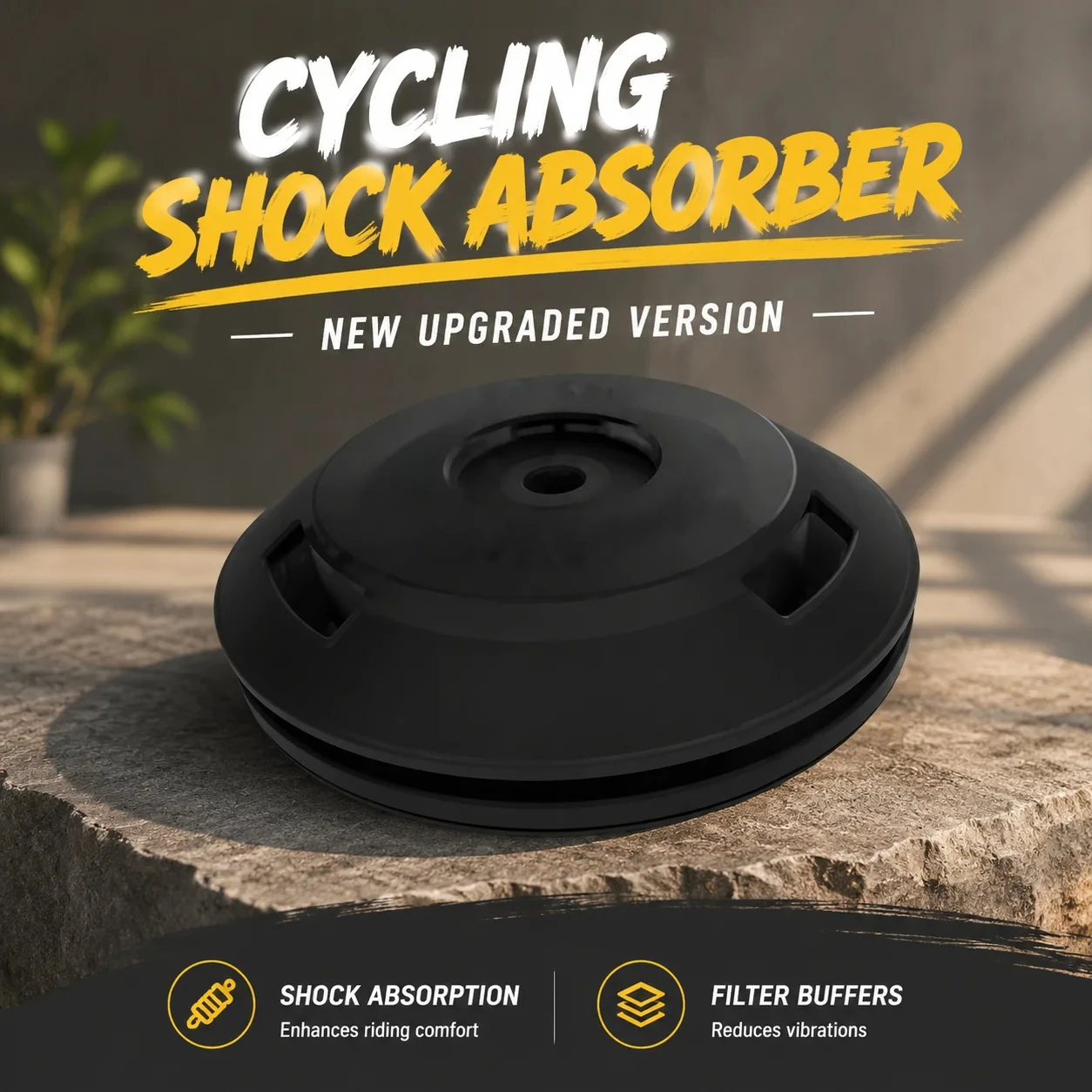 Motorcycle Phone Stand Shock Absorber Absorption Modul Bracket Anti-shake Mount Bike Holder Adapter Accessories Clip Self Lock