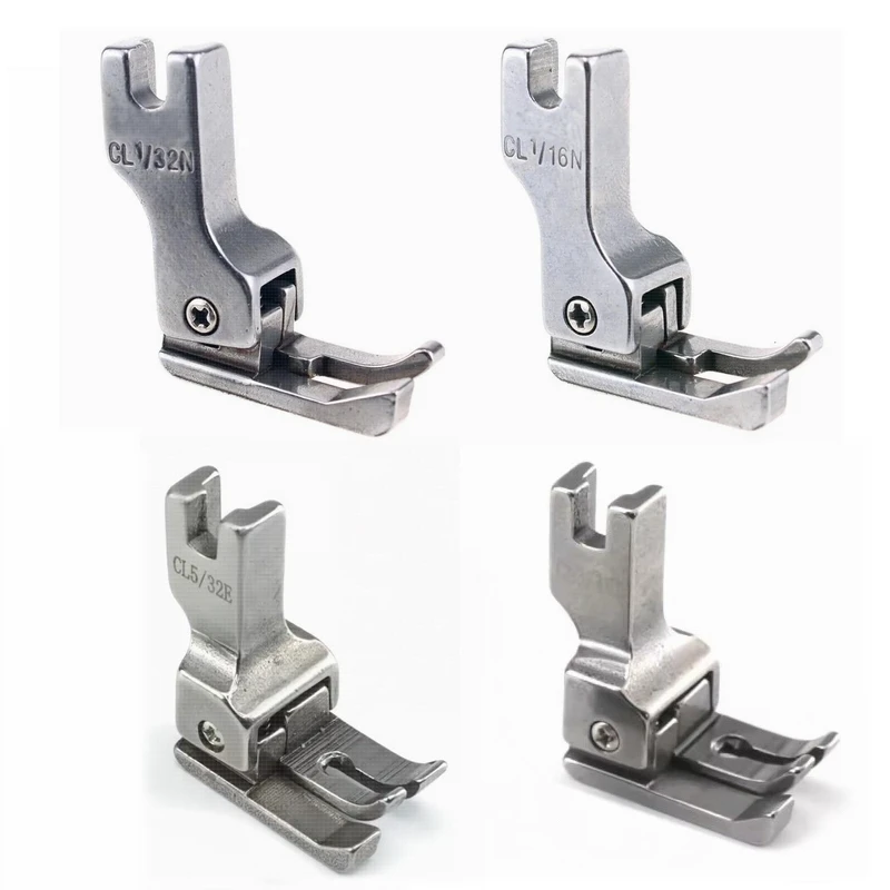 

CL1/16N 1/32N Compensating Feet Narrow Type For Knitt and Thin Materials Zipper Feet Sewing Machine Left Edge Guide Presser Foot