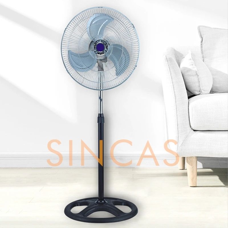 가정용 18 인치 바닥 팬 수직 진동 무음 팬 고전력 산업용 전기 팬 결합 된 세 가지 기능 팬