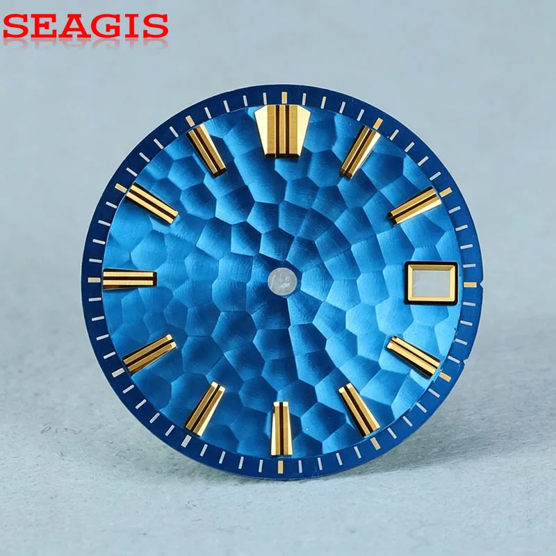 Guilloche Hammerhead Pattern Multicolor Dial 28.5mm NH35 Movement No Logo