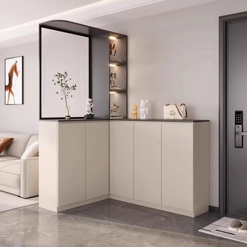 

Corner entrance cabinet Shoe cabinet Integrated partition Screen cabinet Entrance hall Living room Corner