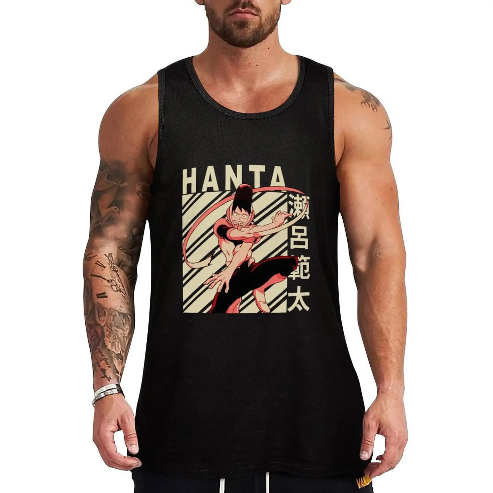 hanta sero Vintage Art Tank Top Graphic Print Tank Top Casual Sleeveless Novelty Shirt