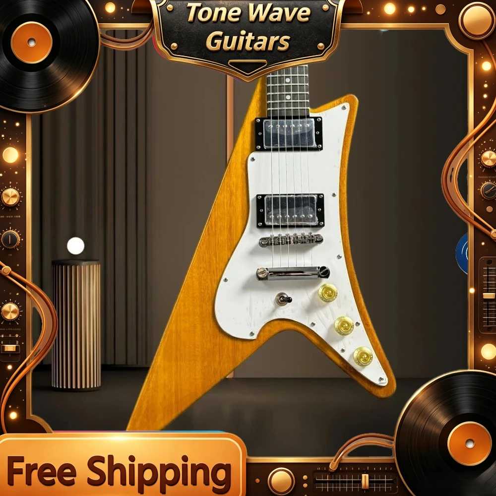 Limited-time Special Offer Exp Wedge Electric Guitar Mahogany Body HH Pickup  Rosewood Fingerboard Unisex