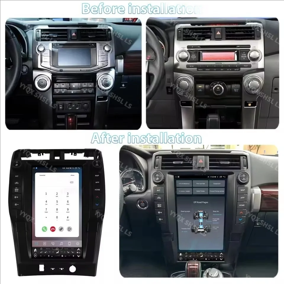16  Android 13 Car Multimedia Player For Toyota 4 Runner 2005 2006-2019 Radio Auto Audio GPS Navigation Stereo Head Unit