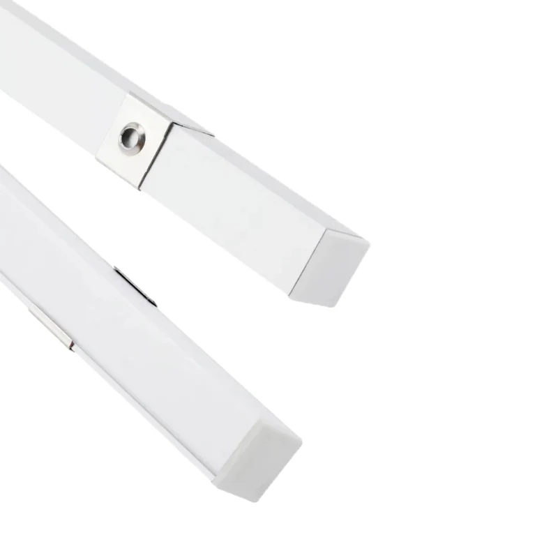 15.7x15.7mm Square 90 Degree Aluminum Profile For LED Channel Wardrobe Profile Hard Bar Strip Fixture Lighting