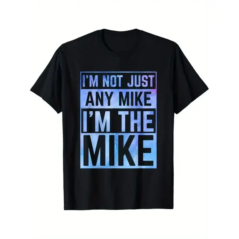 100% Cotton Customizable 'I'M The Mike' Funny T-Shirt - Soft Cotton, Perfect For Casual Outings & Date Nights Golf Gift T-Shirt For Men And Women
