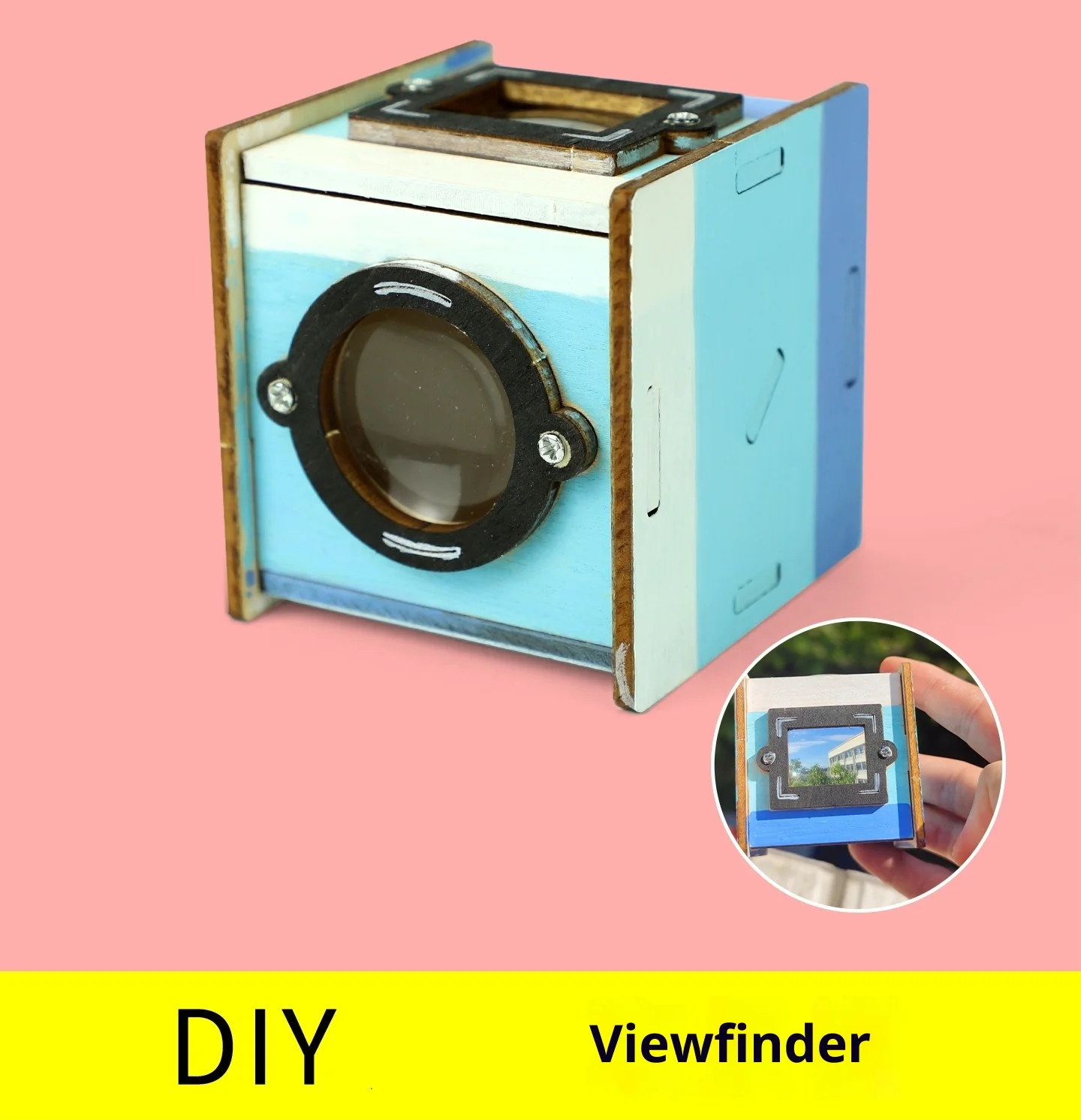 DIY Waist Flat Viewfinder Making Steam Physics Experiment Children's Puzzle Toys Parent-Child Interactive Optical Lens Toys