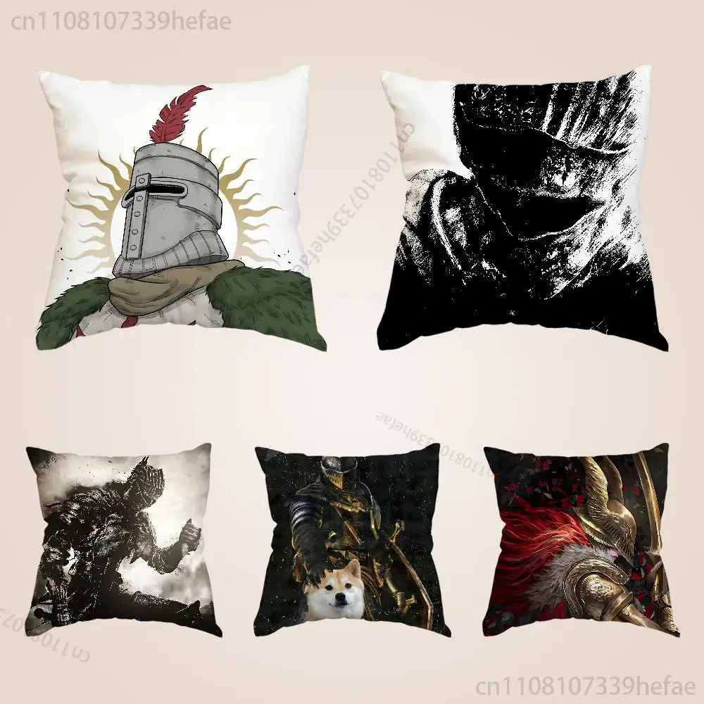 

Game D-Dark S-Souls Throw Pillow Case For 45x45cm,55x55cm,30x30cm For Home Bedroom Decoration And Protector