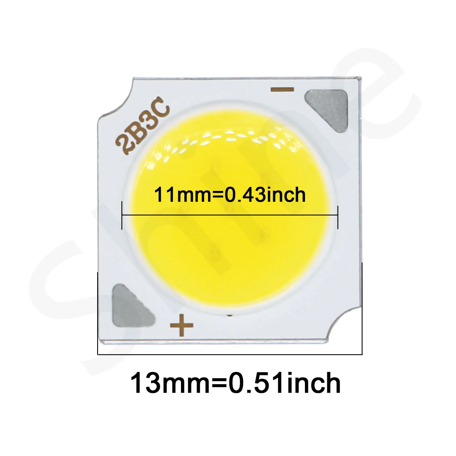 10pcs 3W/5W/7W/10W 6500K/4000K/3000K LED COB Light Beads 1313 Ra≥70 LED lamp Bead LED Bulb Chip Spot Light Downlight Diode Lamp