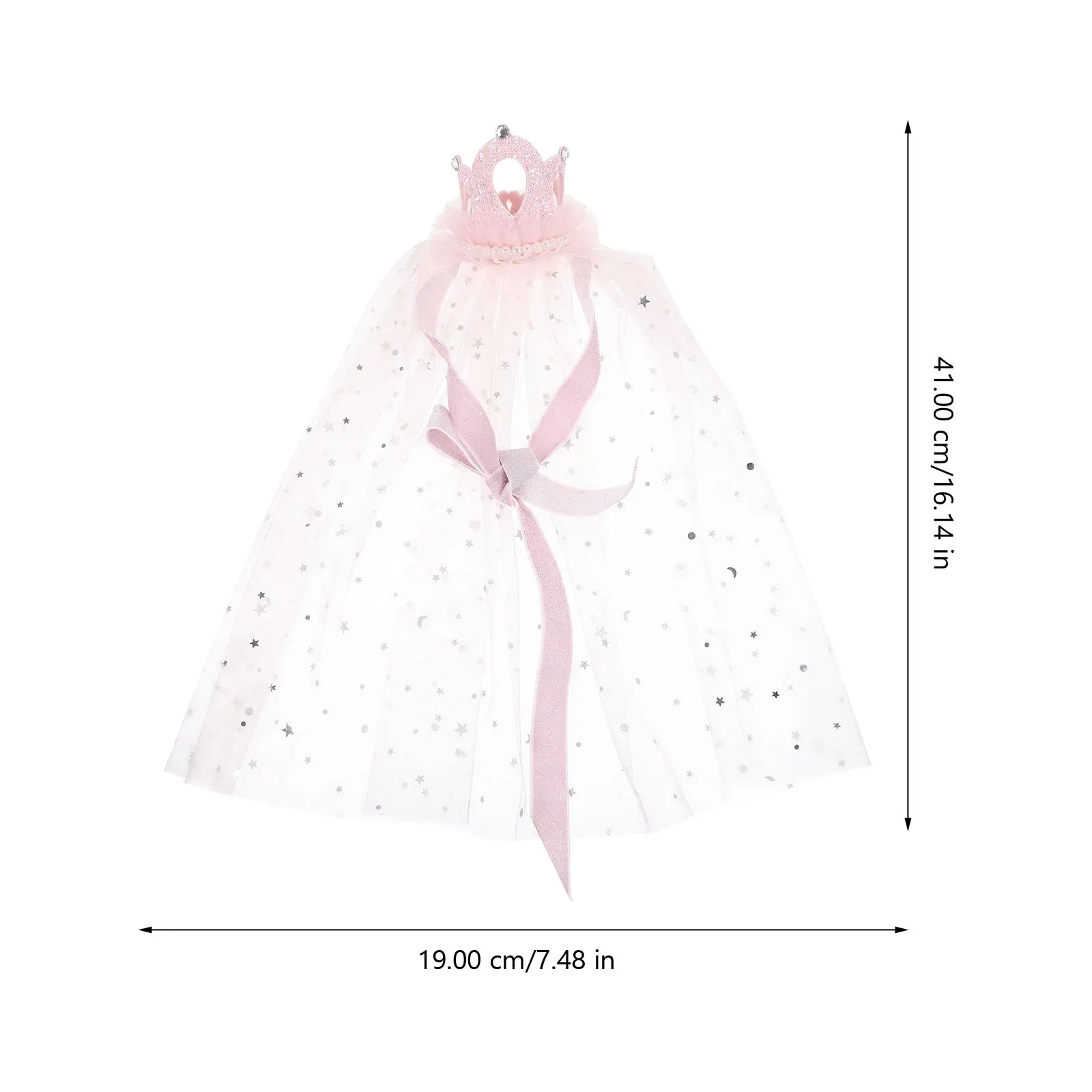 

Pet Crown Wedding Veil Headpiece Adjustable Lightweight Dog Cat Bridal Veil Costume Decoration for Wedding Parties Birthday