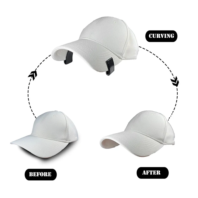 Neue feste Krempe Magic Baseball Hat Brim Bender Brim Shaper Brim Fixer gebogenes Biegewerkzeug Anti-Deformations-Bender