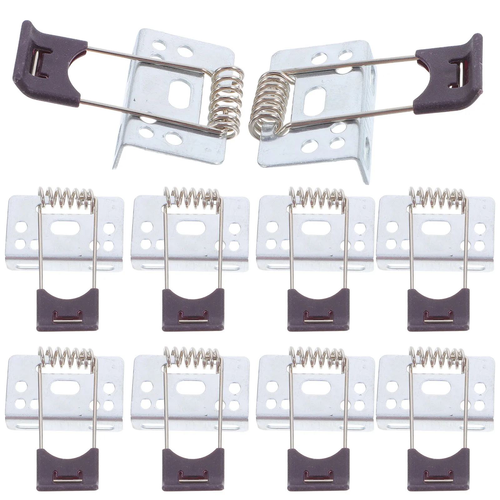10pcs Panel Lamp Spring Clips L Type Metal For Recessed Downlights Ceiling Lights Easy Installation Durable Iron Fast