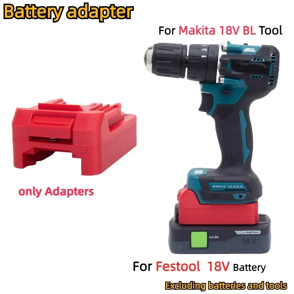 Battery Adapter for Festool 18V Li-ion Battery Converter TO Makita 18V BL Cordless Power Tools Accessory(Only Adapter)