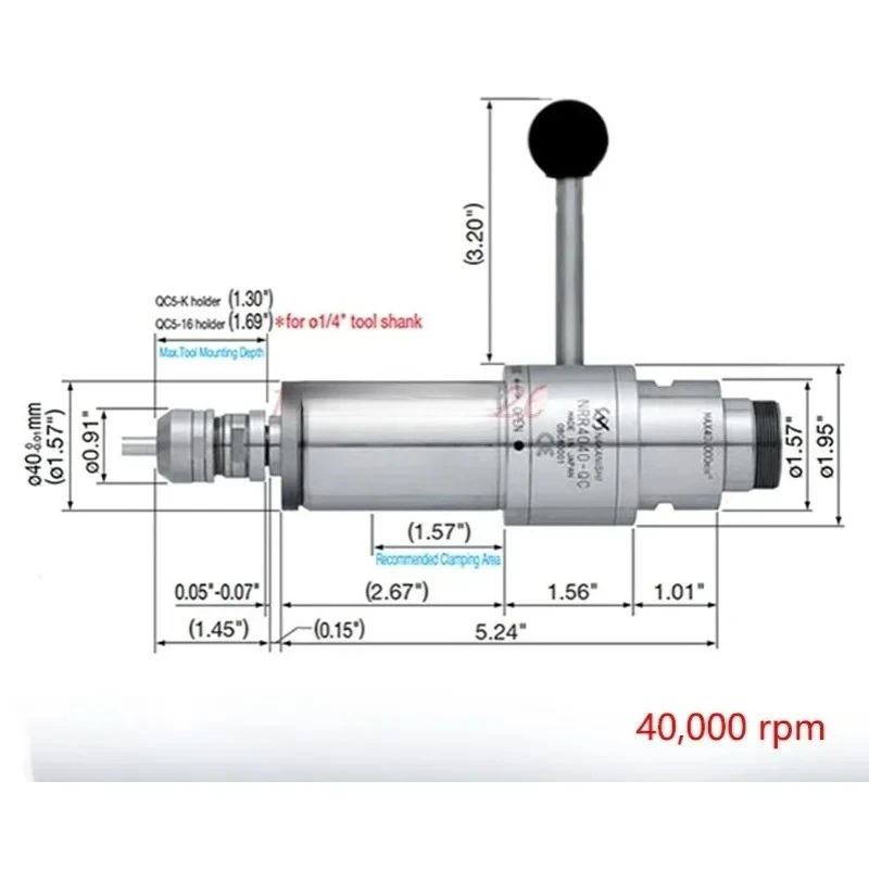 

Original genuine NSK NakaniSHI high-speed motor spindle NR-4040- AQC NRR4040-AQ