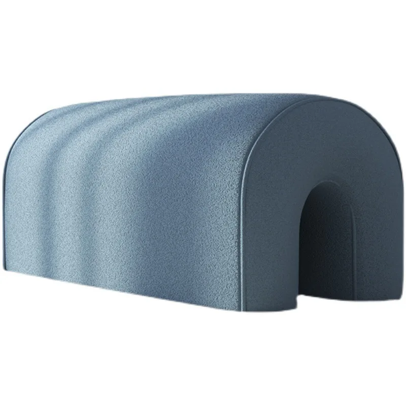 

Nordic home door shoe change light luxury living room sofa fashionable simple long sofa stool into the door