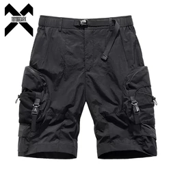 2025 Summer Tactical Shorts Men Fashion Functional Quick-drying Shorts Techwear Hip Hop Streetwear Short Pants